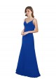 Azul Real Amor Sem Mangas Lombar Linha A Vestidos de Madrinha Online