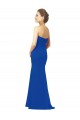 Azul Real Amor Sem Mangas Linha A Vestidos de Festa Online