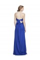 Azul Real Amor Sem Mangas Linha A Longo Vestidos de Madrinha Online