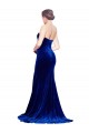Azul Real Sem alças Sem Mangas Lombar Sereia Vestidos de Madrinha / Vestidos de Noite / Vestidos de Festa Online