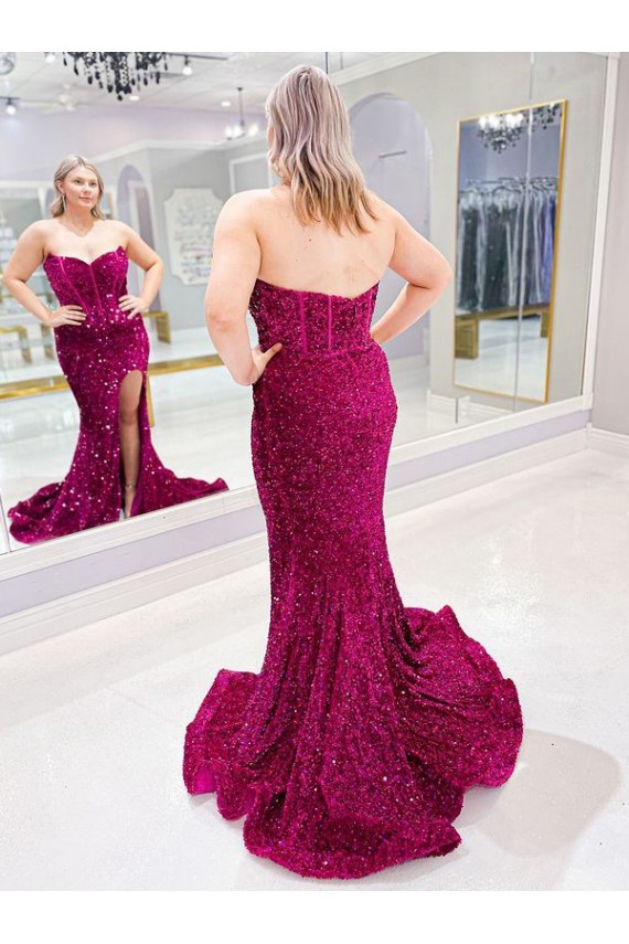  Amor Sem Mangas Bainha Vestidos de Festa Online