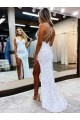  Decote V Sem Mangas Bainha Longo Vestidos de Festa Online