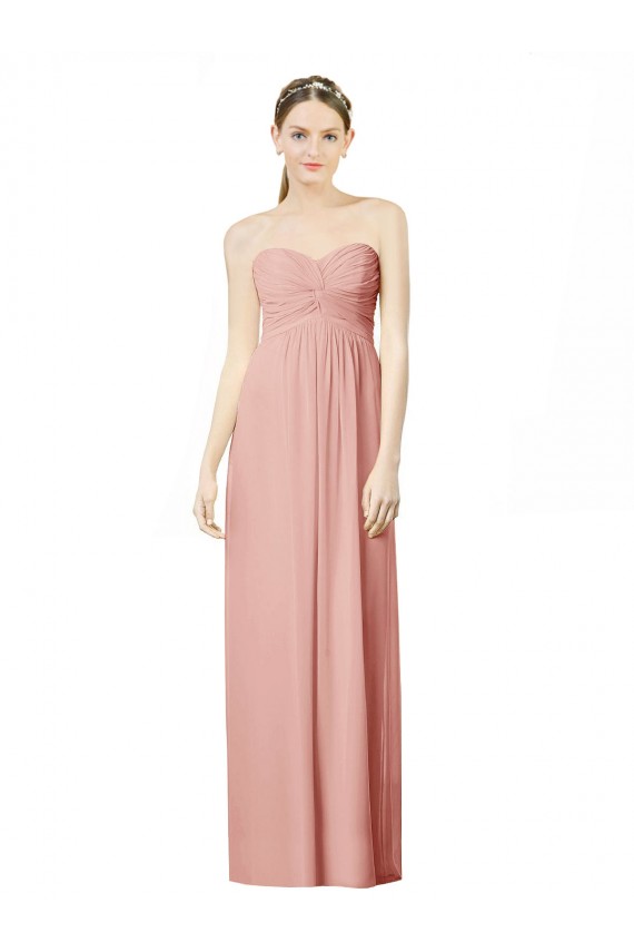 Bliss Amor Sem Mangas Linha A Vestidos de Madrinha Online