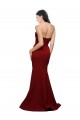 Borgonha Sem alças Sem Mangas Lombar Bainha Vestidos de Madrinha / Vestidos de Noite / Vestidos de Festa Online