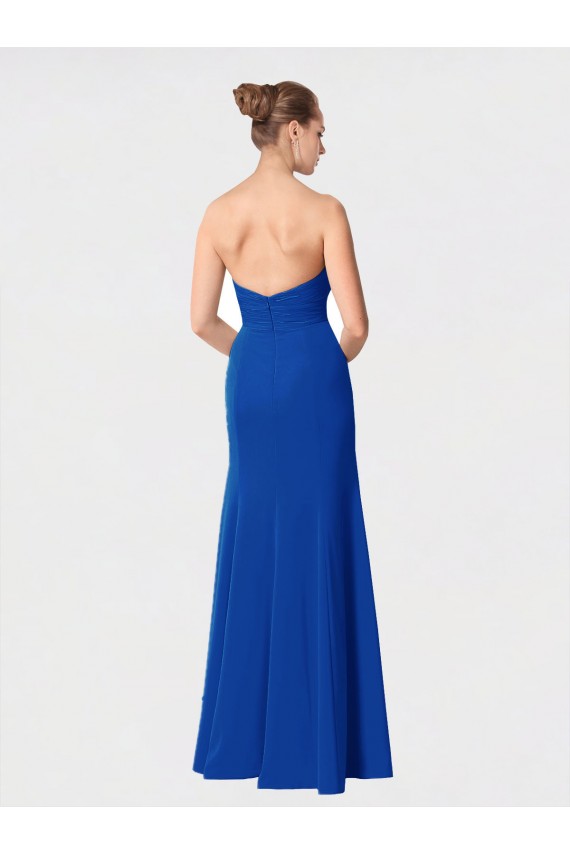 Borgonha Amor Sem Mangas Sereia Vestidos de Madrinha Online