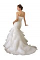 Branco Amor Sem Mangas Sereia Longo Vestidos de Noiva Online