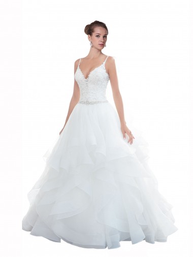 Branco Amor Sem Mangas Vestido de Baile Vestidos de Noiva na Praia Online