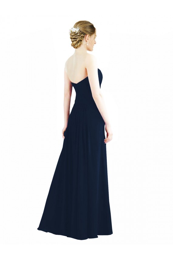 Fumo Verde Amor Sem Mangas Linha A Vestidos de Madrinha Online