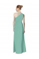 Jade Um Ombro Sem Mangas Linha A Vestidos de Madrinha Online