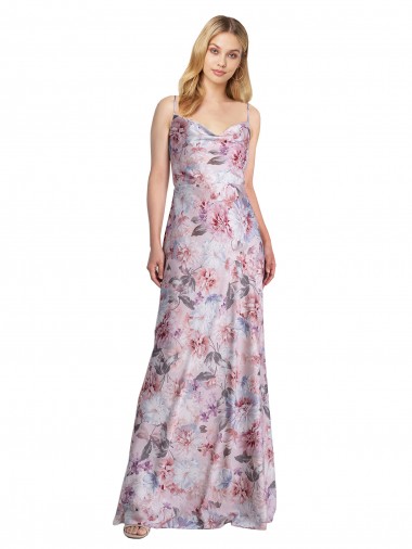  Decote Capuz Sem Mangas Linha A Vestidos de Madrinha / Vestidos de Noite Online