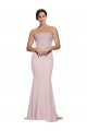 Malva Sem alças Sem Mangas Lombar Bainha Vestidos de Madrinha / Vestidos de Noite / Vestidos de Festa Online