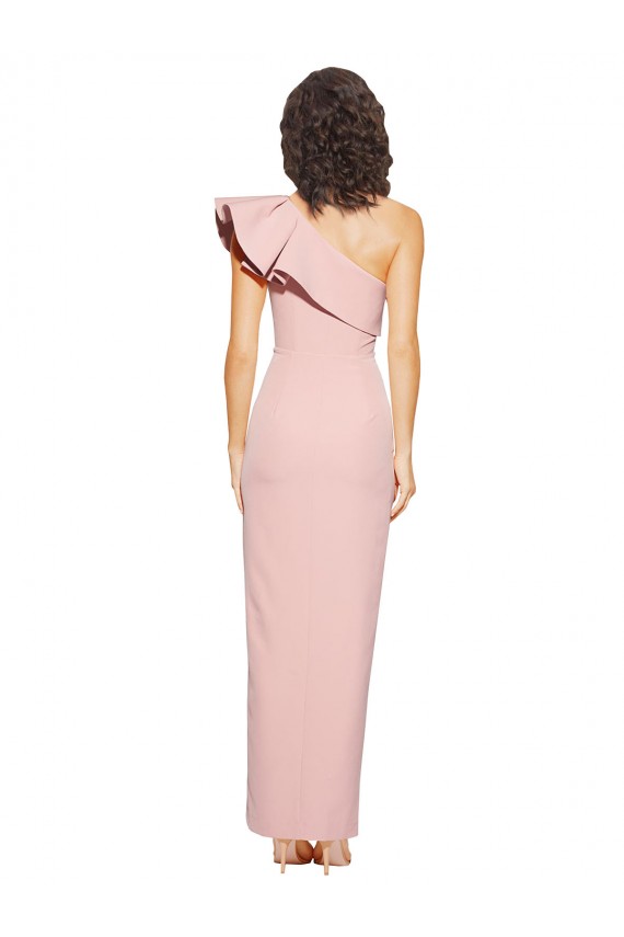 Malva Um Ombro Sem Mangas Bainha Vestidos de Madrinha / Vestidos de Noite / Vestidos de Festa Online