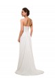 Marfim Amor Sem Mangas Bainha Longo Vestidos de Noiva Online