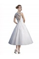 Marfim Amor Sem Mangas Linha A Curto Vestidos de Noiva Online