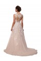Marfim Amor Sem Mangas Linha A Vestido de Noiva Online