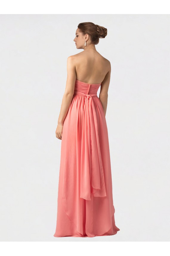 Melancia Amor Sem Mangas Linha A Vestidos de Madrinha Online