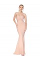 Nu Decote Alto Sem Mangas Sereia Longo Vestidos de Madrinha / Vestidos de Noite / Vestidos de Festa Online