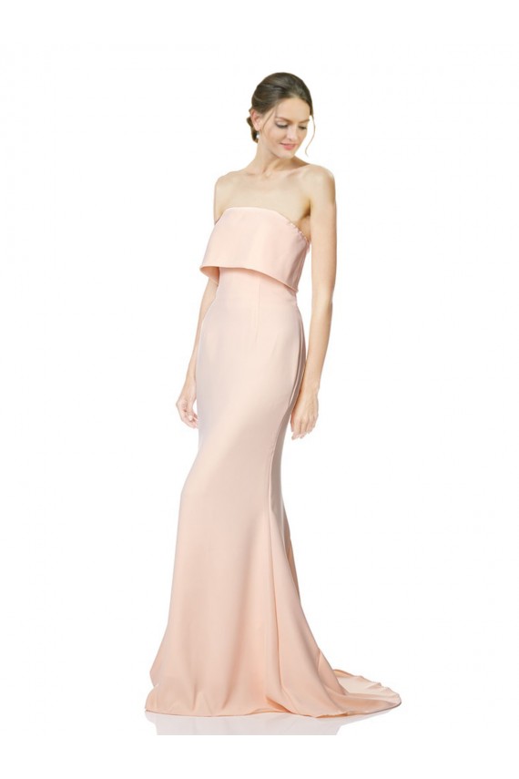Nu Decote Alto Sem Mangas Sereia Vestidos de Madrinha / Vestidos de Noite / Vestidos de Festa Online