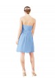 Pervinca Sem alças Sem Mangas Abrir de volta Linha A Vestidos de Madrinha / Vestidos de Cocktail / Vestidos de Homecoming Online