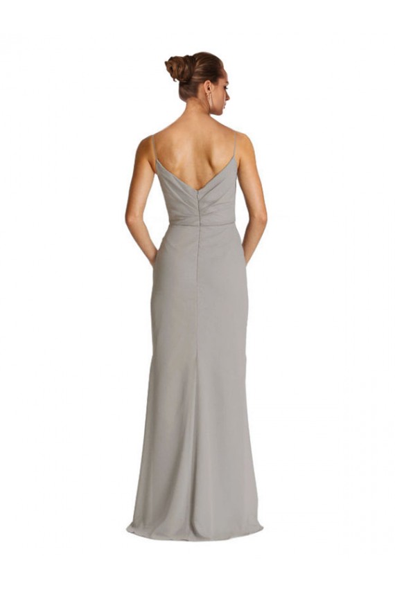 Prata Amor Sem Mangas Bainha Vestidos de Madrinha Online