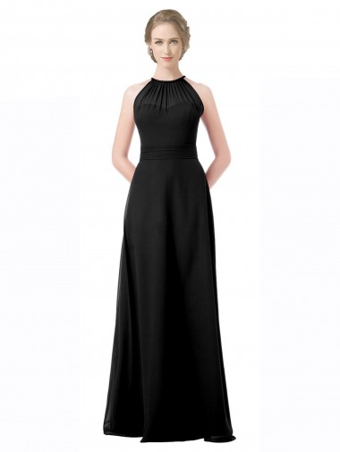 Preto Amor Sem Mangas Linha A Vestido de Festa / Vestido de Madrinha Online