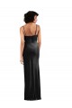 Preto Decote Capuz Sem Mangas Lombar Coluna Vestidos de Madrinha / Vestidos de Noite / Vestidos de Festa Online