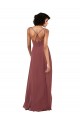 Preto Decote V Sem Mangas Criss Cruz Coluna Vestidos de Madrinha / Vestidos de Noite Online