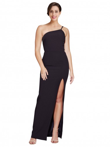 Preto Sem alças Sem Mangas Bainha Vestidos de Madrinha / Vestidos de Noite / Vestidos de Festa Online