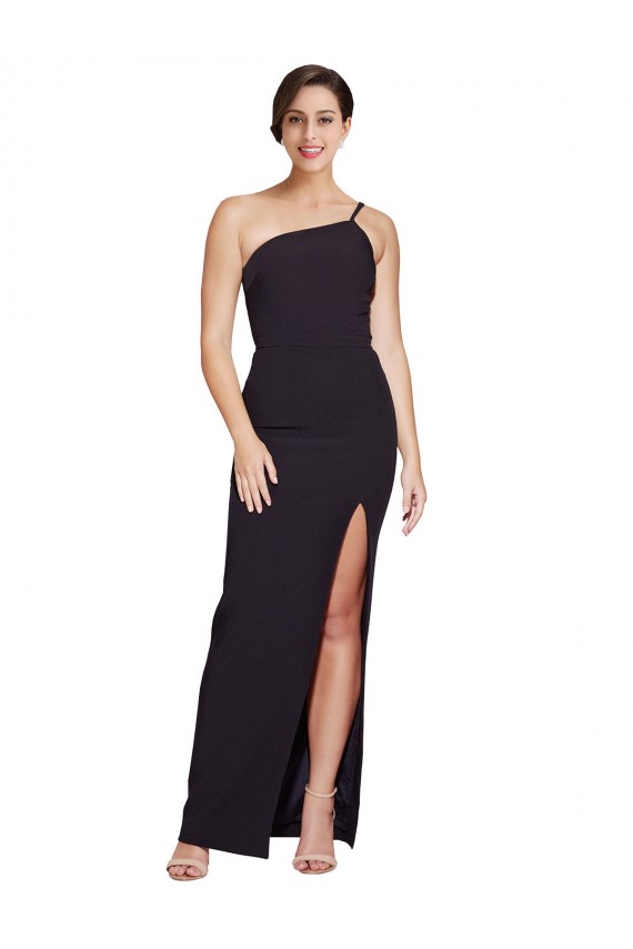 Preto Sem alças Sem Mangas Bainha Vestidos de Madrinha / Vestidos de Noite / Vestidos de Festa Online