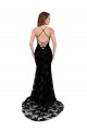 Preto Decote Alto Sem Mangas Abrir de volta Sereia Vestidos de Madrinha / Vestidos de Noite / Vestidos de Festa Online