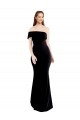 Preto Um Ombro Sem Mangas Buraco da fechadura Sereia Vestidos de Madrinha / Vestidos de Noite / Vestidos de Festa Online