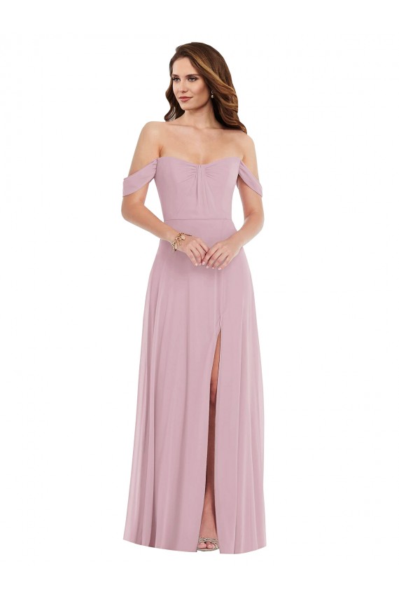 Prímula Amor Sem Mangas Linha A Vestidos de Madrinha Online