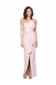 Rosa Sem alças Sem Mangas Lombar Bainha Vestidos de Madrinha / Vestidos de Noite / Vestidos de Festa Online