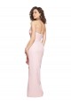 Rosa Sem alças Sem Mangas Lombar Bainha Vestidos de Madrinha / Vestidos de Noite / Vestidos de Festa Online