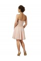 Rosa Amor Sem Mangas Linha A Vestidos de Madrinha / Vestidos de Cocktail Online