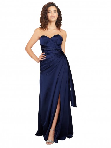 Safira Sem alças Sem Mangas Linha A Vestidos de Madrinha / Vestidos de Noite / Vestidos de Festa Online