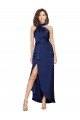 Safira Decote Alto Sem Mangas Linha A Vestidos de Madrinha / Vestidos de Noite / Vestidos de Festa Online