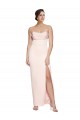  Decote Capuz Sem Mangas Lombar Sereia Vestidos de Madrinha / Vestidos de Noite / Vestidos de Festa Online