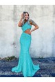  Um Ombro Sem Mangas Sereia Vestidos de Festa Online