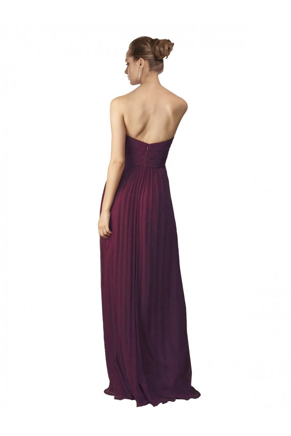 Uva Amor Sem Mangas Linha A Vestidos de Madrinha / Vestidos Formais Online