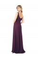 Uva Decote V Sem Mangas Linha A Vestido de Madrinha / Vestido Formais Online