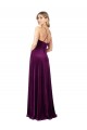 Uva Decote V Sem Mangas Criss Cruz Linha A Vestidos de Madrinha / Vestidos de Noite / Vestidos de Festa Online