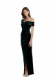 Verde Escuro Amor Sem Mangas Bainha Vestidos de Madrinha / Vestidos de Noite / Vestidos de Festa Online