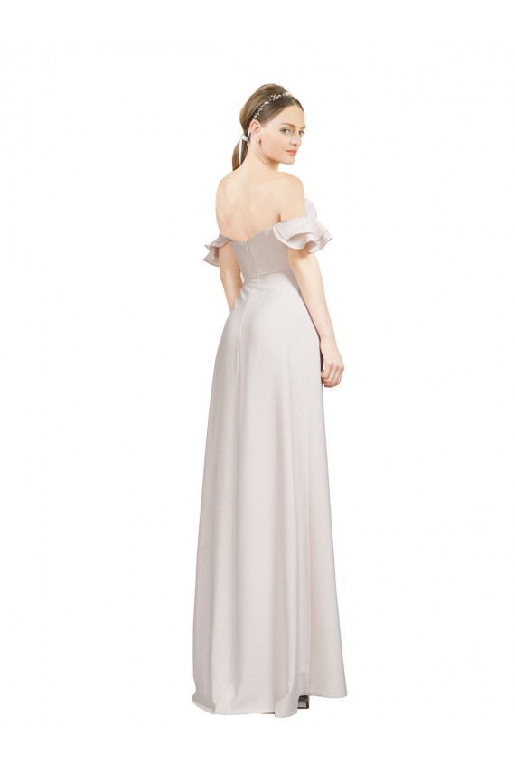 Vermelho Amor Sem Mangas Linha A Vestidos de Madrinha / Vestidos de Noite Online
