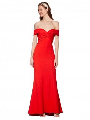 Vermelho Decote Alto Sem Mangas Sereia Vestido de Festa Online
