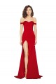 Vermelho Amor Sem Mangas Linha A Vestidos de Madrinha / Vestidos de Noite / Vestidos de Festa Online