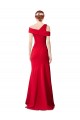Vermelho Sem Mangas Sereia Vestidos de Madrinha / Vestidos de Noite / Vestidos de Festa Online