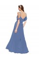 Windsor Azul Amor Sem Mangas Linha A Vestidos de Madrinha Online